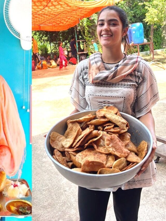 Post the success of her debut movie, Middle Class Love, actress Kavya Thapar heads to Dehradun to take the blessings of her Guru Ji and offer Lungar- Check pictures now