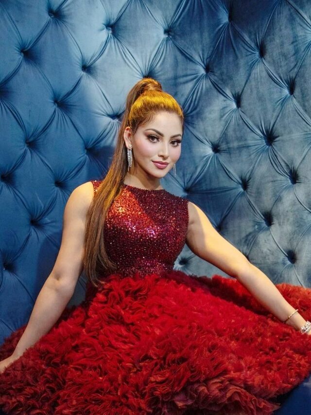 Urvashi Rautela’s 60 Lakh Rs Rose Red Dress Brings The Web World To A Standstill