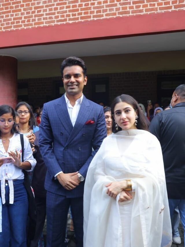 Sara Ali Khan joins the ‘No Shame Movement’ with IAS officer/actor Abhishek Singh; visits Delhi college, Miranda House to spread awareness amongst young girls!