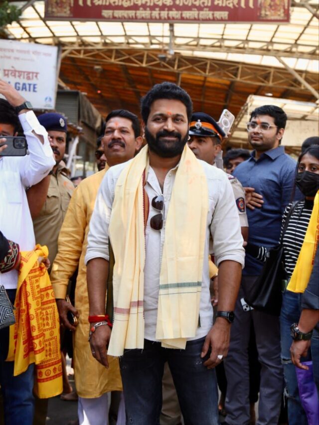 Ahead of Kantara’s massive success, Rishab Shetty seeks blessings at Siddhivinayak Temple