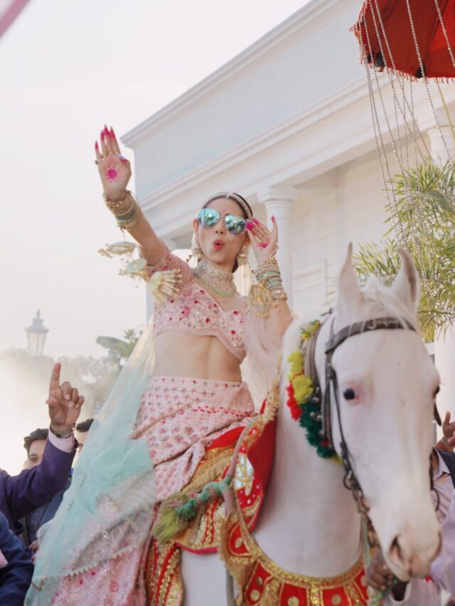 It's time for the brides to rule! Breaking the stereotype, Zahrah S Khan climbs the ghodi for her upcoming music video 2 It’s time for the brides to rule! Breaking the stereotype, Zahrah S Khan climbs the ghodi for her upcoming music video