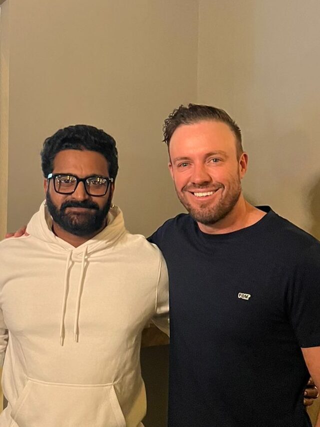 Watch : Kantara’s Rishab Shetty meets the real 360 AB de Villiers! Cricketer hails Kantara!