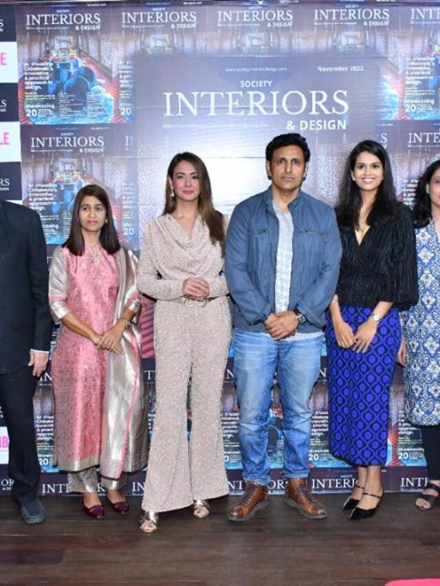Society Interiors & Design magazine organizes a grandiose event for the cover unveiling of 
its November issue