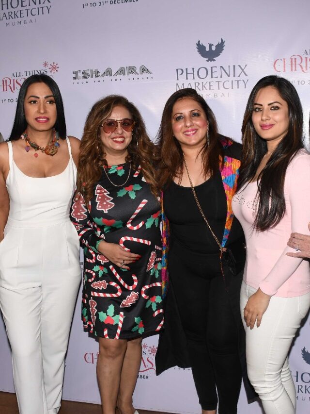 Vandana Sajnani Khattar just like last year , this year too curated a Christmas gala event for all the mommies & babies