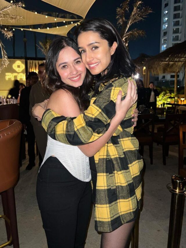 Two of the most relatable girls on social media in a single frame —Shraddha Kapoor and Jannat Zubair hug tightly at a recent event!