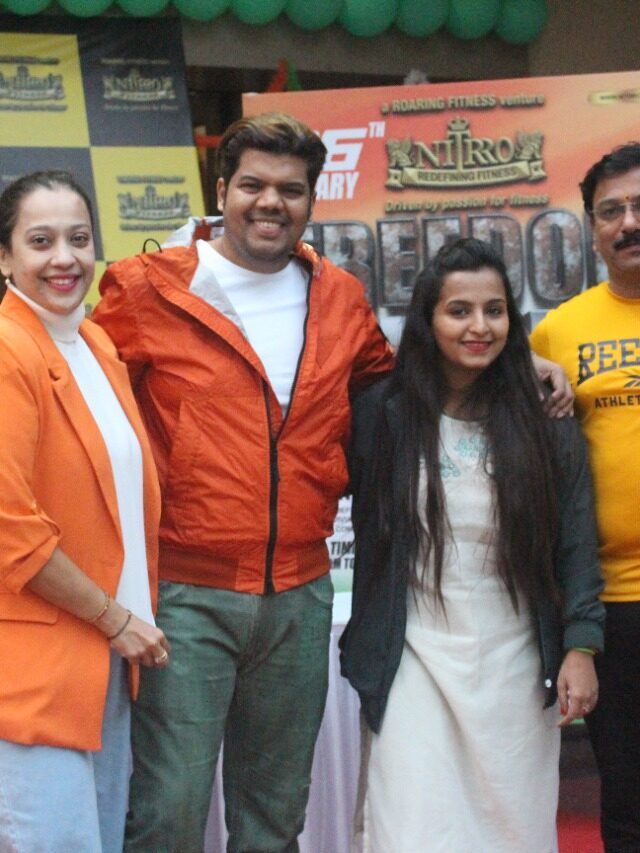 Mumbai citizens sweat out to beat obesity, laziness & stress at Nitrro Fitness Freedom Run spearheaded by Prabodh Vasant Davkhare