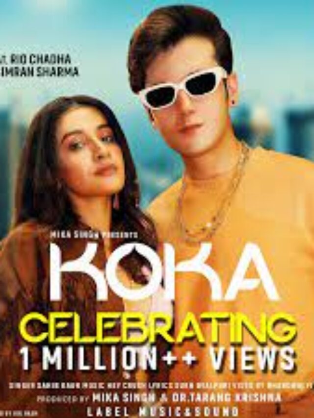 Actor Gananay Rio Chadha celebrates 1 million views on his recent song Koka produced by Mika Singh ft. Simran Sharma