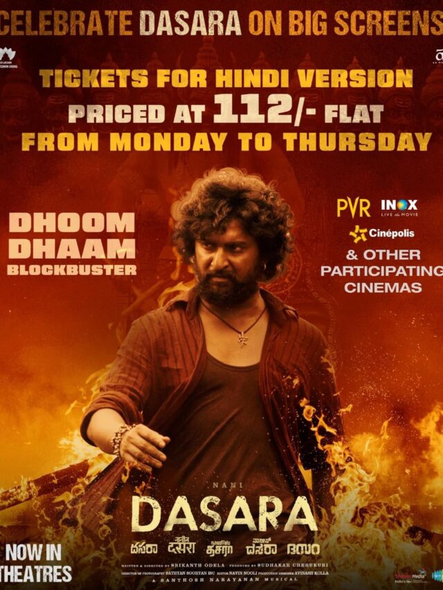 Dasara Scores 2nd Highest Pan India Weekend after Pathaan; Makers Offer Discounted Tickets Priced at Rs. 112/-