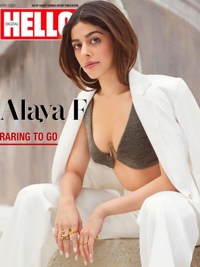 Alaya F oozes confidence & style as she graces the cover of a leading fashion magazine!