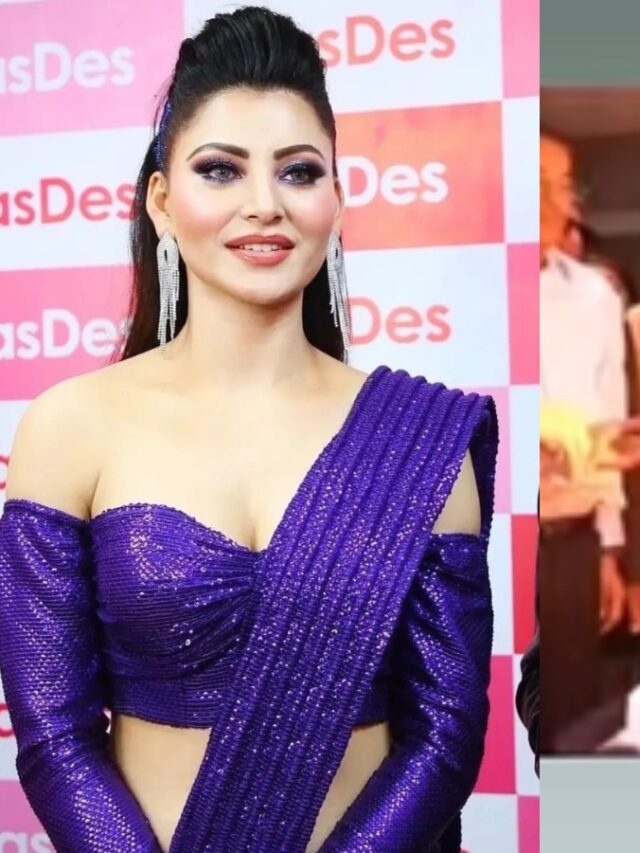 What!! Big accident averted in front of Urvashi Rautela, the girl was saved from burning in fire – Check video now