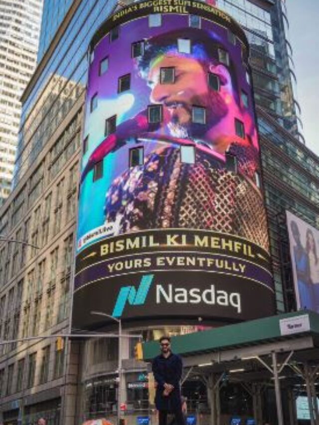 Indian Sufi Sensation ‘Bismil ki Mehfil’ Illuminates Times Square Billboard, Celebrating Global Success
