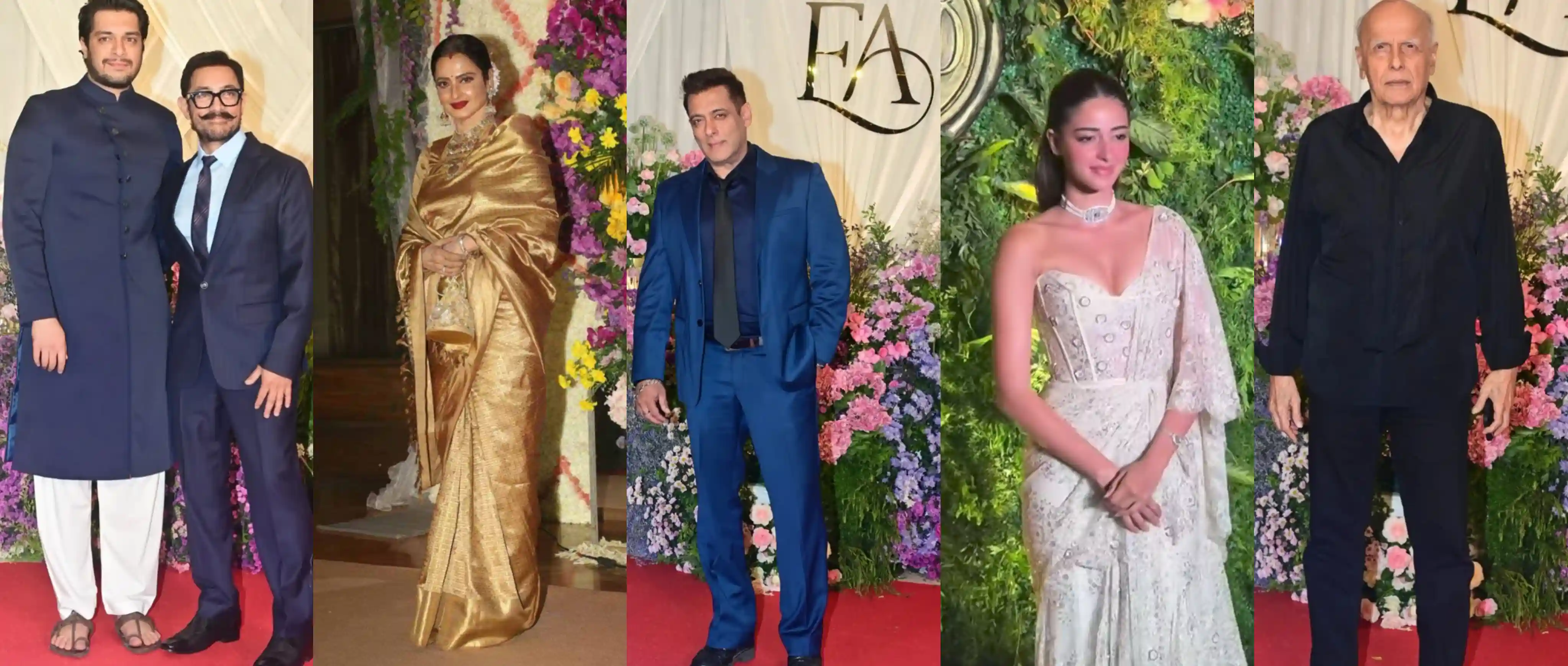 Bollywood Royalty Gathers as Salman Khan, Aamir Khan and Rekha Shine at Sooraj Barjatya’s Daughter Eesha’s Grand Wedding Reception