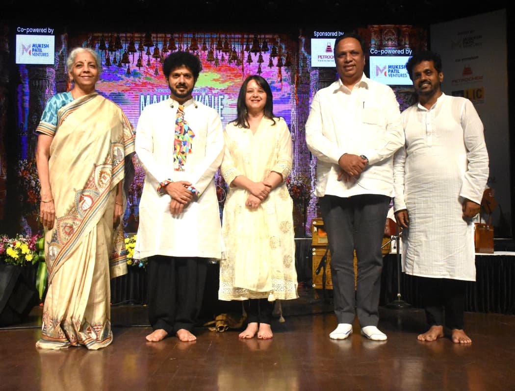 Maa Saraswati has blessed him; May He Live a Thousand Years: Nirmala Sitharaman at Mahesh Kale’s Abhangwari Mumbai Concert