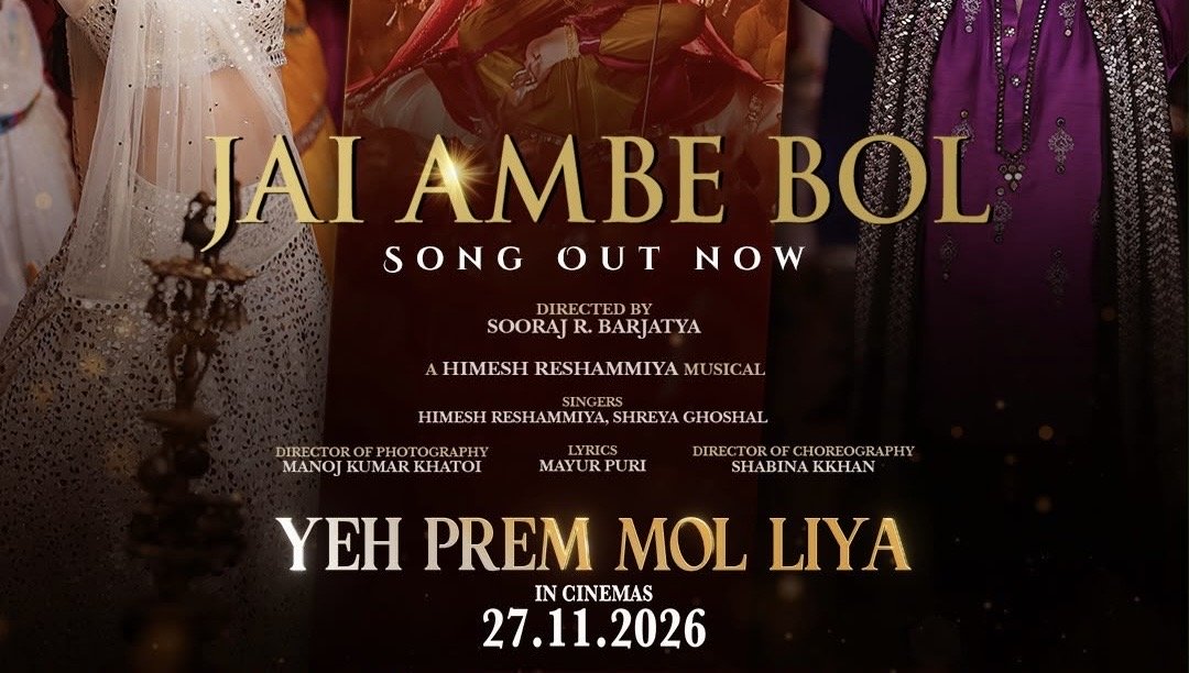 After the title track, ‘Yeh Prem Mol Liya’ brings the festive cheer with Himesh Reshammiya’s ‘Jai Ambe Bol’