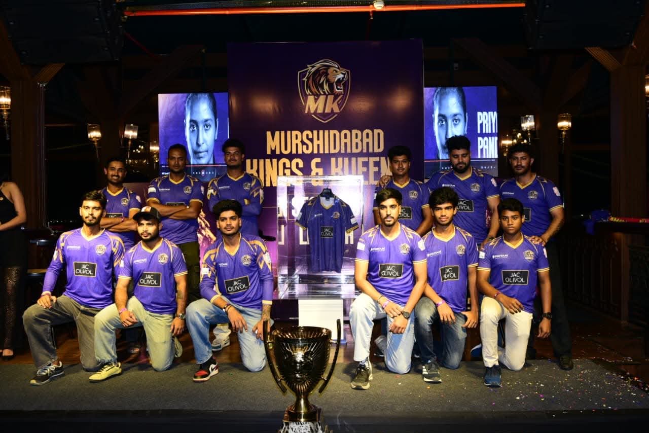 Murshidabad Kings & Kueens Unveil Official Jersey Ahead of Bengal Pro T20 League Season 3