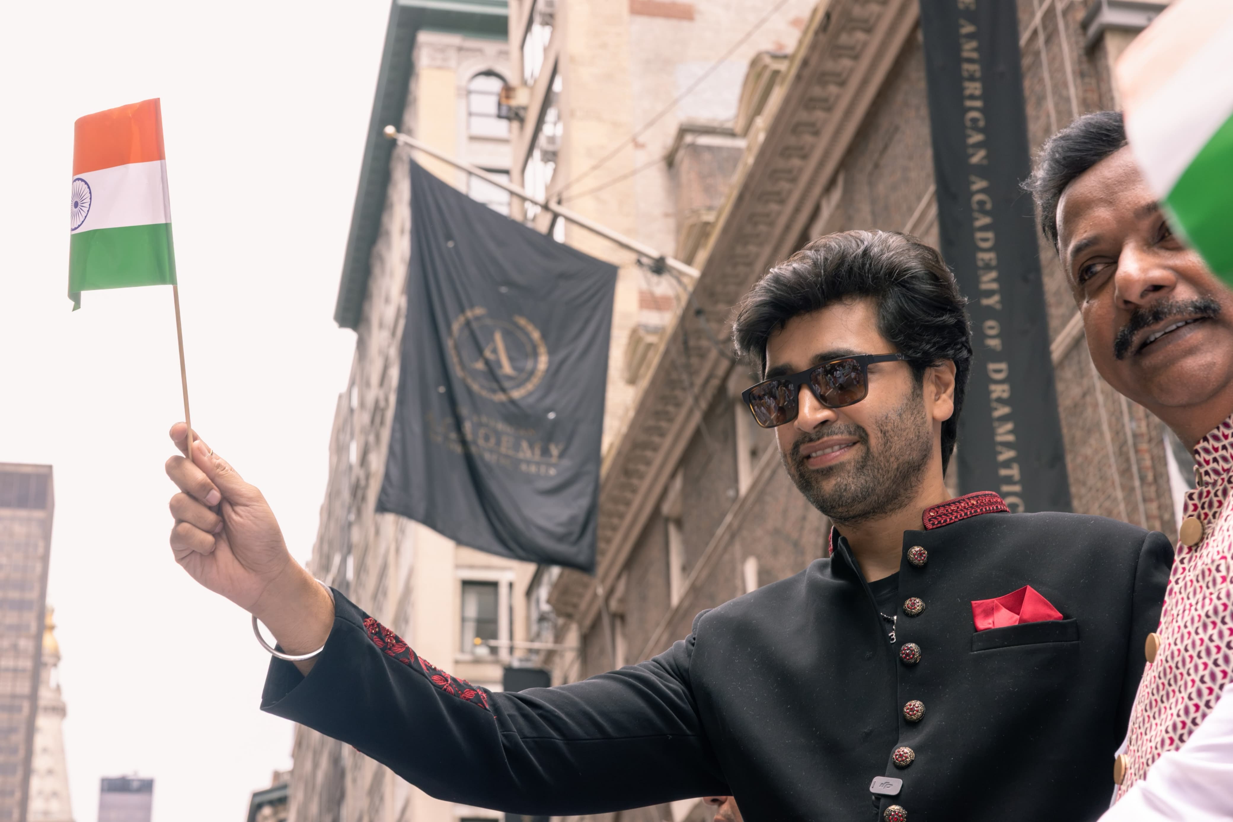 Adivi Sesh takes centre stage at New York’s Madison Avenue, leading India’s Independence Day Parade