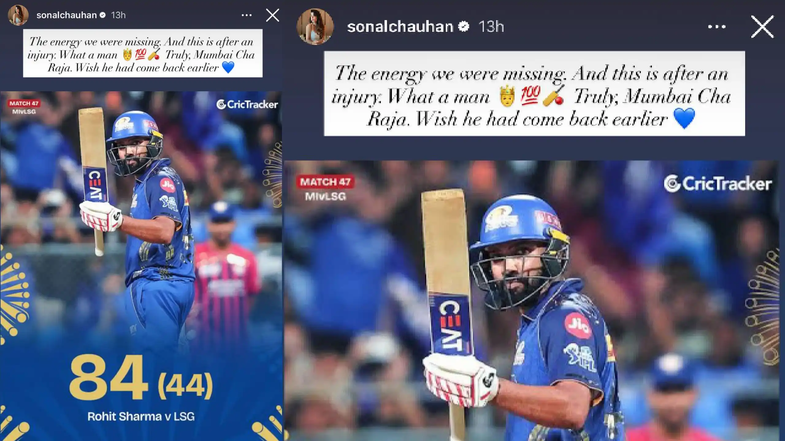 Sonal Chauhan calls Rohit Sharma the real star power 