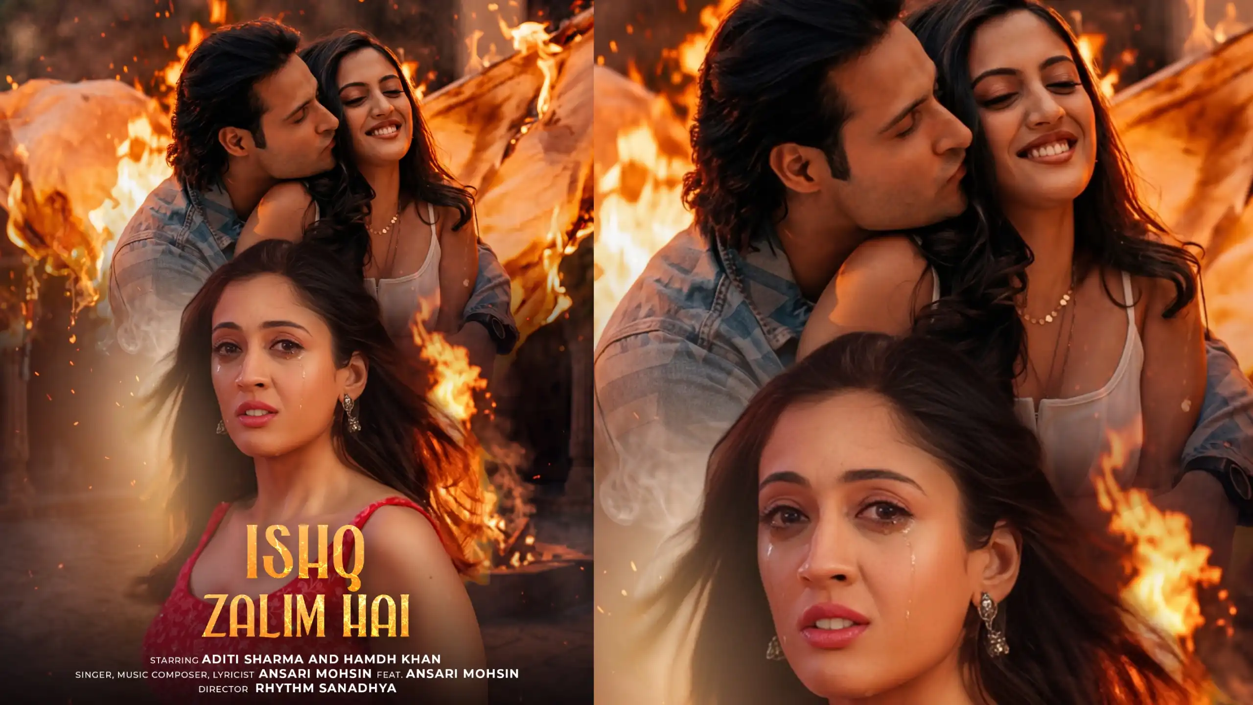 Aditi Sharma and Hamd Khan's "Ishq Zalim Hai" Released on Venus Music!