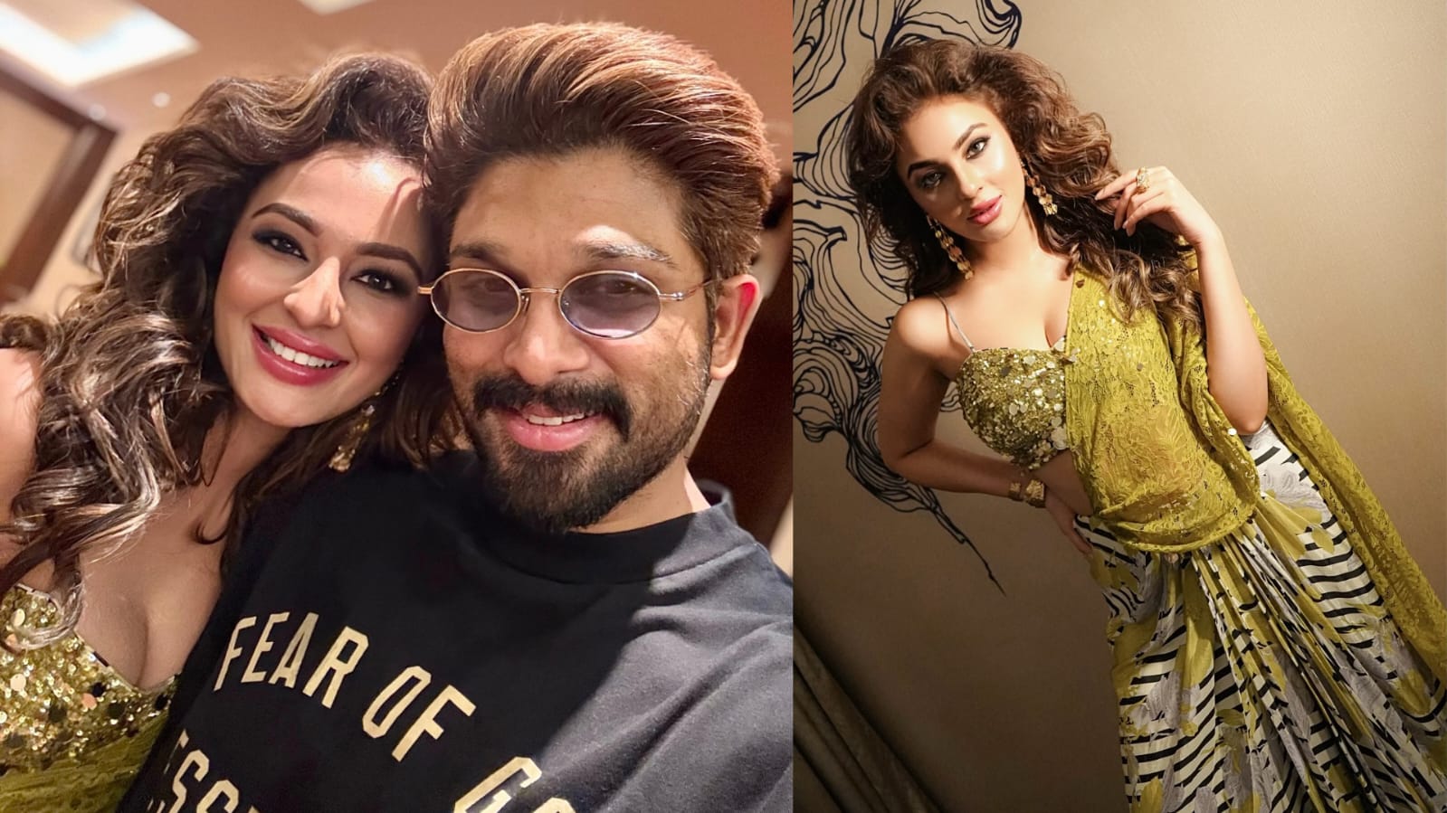 Seerat Kapoor Owns the Filmfare Red Carpet in Bold Green; Her Candid Selfie With Allu Arjun Wins Hearts