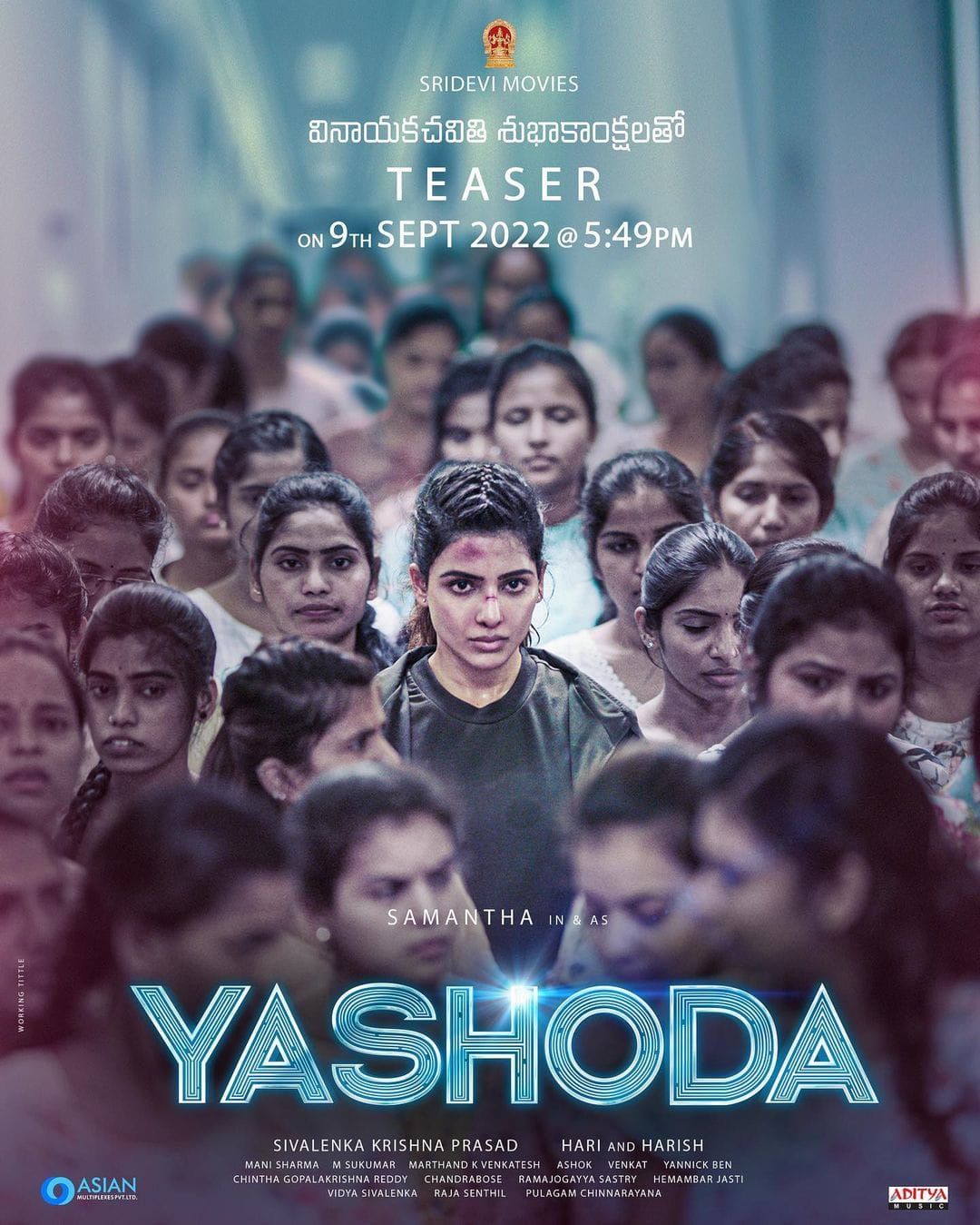 Samantha Ruth Prabhu looks fearless in the new poster for her next, Yashoda!