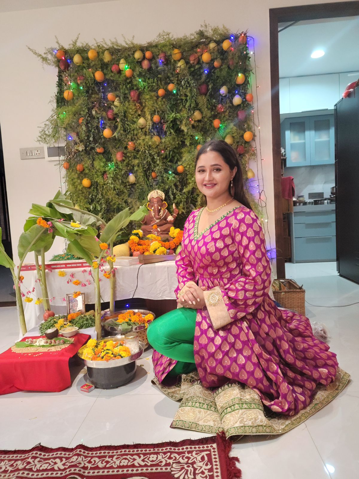 Rashami Desai's Ganesh Chaturthi was an amazing example of an Eco-friendly One