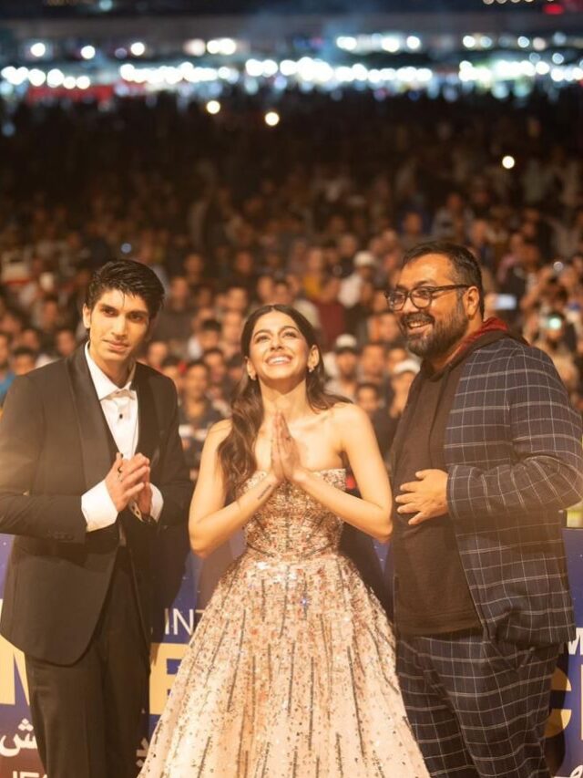 Watch Alaya F have her Cinderella moment at the Marrakech International Film Festival for the world premiere of her upcoming  film ‘Almost Pyaar with DJ Mohabbat ‘ directed by Anurag Kashyap
