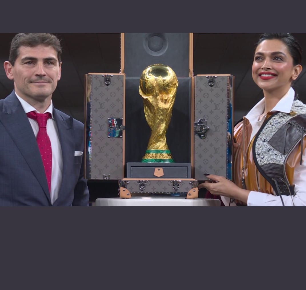 Deepika Padukone creates history for India yet again; first Indian to unveil the FIFA World Cup trophy