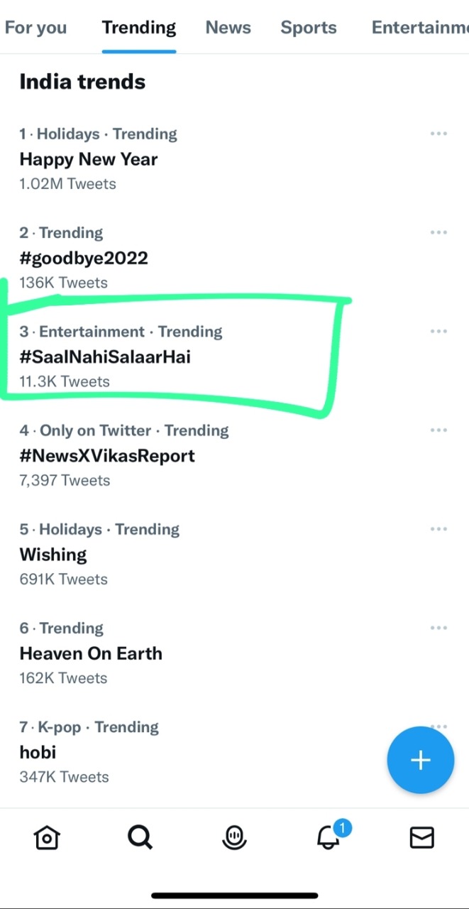 Fans trend 'Saal Nahi Salaar Hoge' announcing 2023 as the Year of Salaar