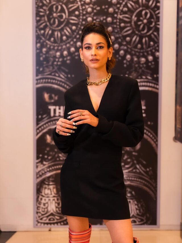 All that glitters is surely Aneri Vajani's Spark in a Silver Sequin Dress