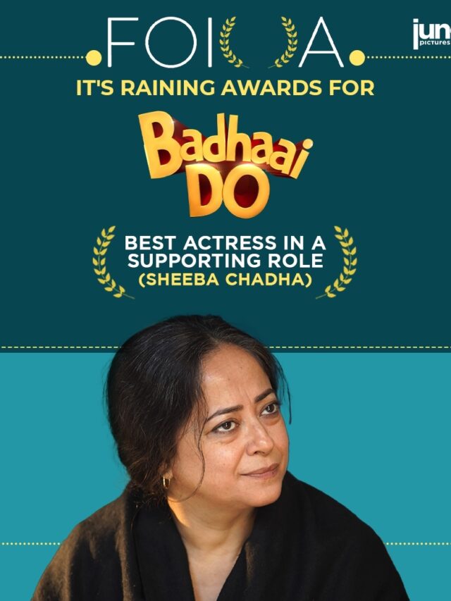 Junglee Pictures' Badhaai Do wins Best Feature Film of 2022 award at FOIOA