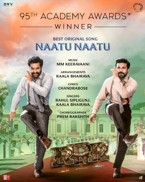 Naatu Naatu from RRR Creates History, Becomes First Song from an Indian Film to Win an Oscar