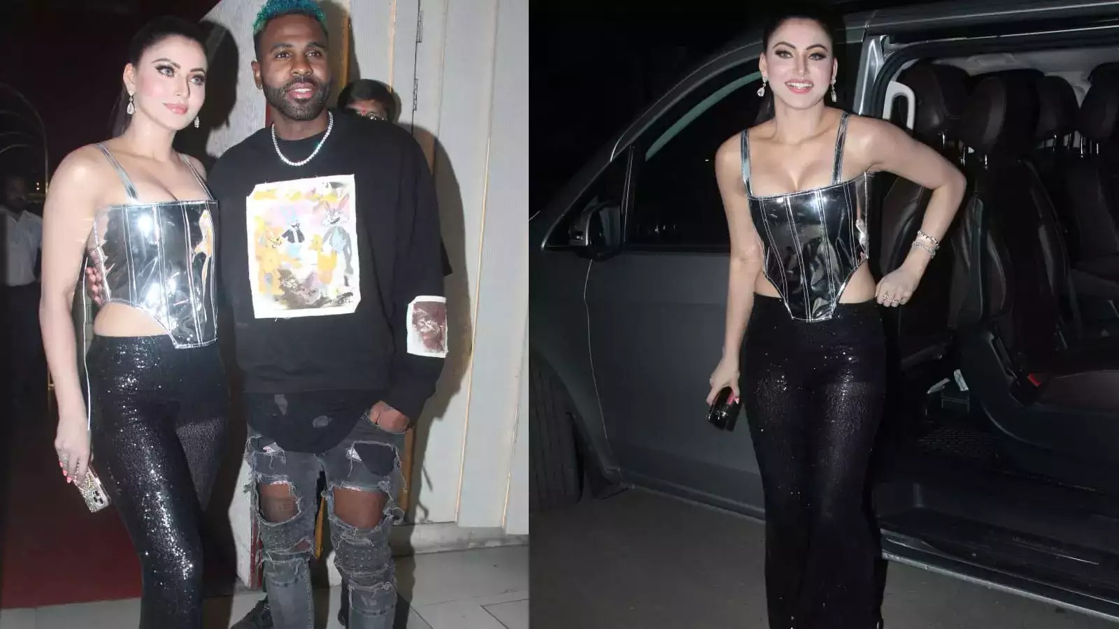 Urvashi Rautela Spotted with International Superstar Jason Derulo for Dinner in Bandra