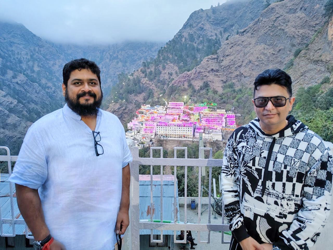 Producer Bhushan Kumar and Director Om Raut seek blessings of Mata Vaishno Devi for Adipurush on Navratri