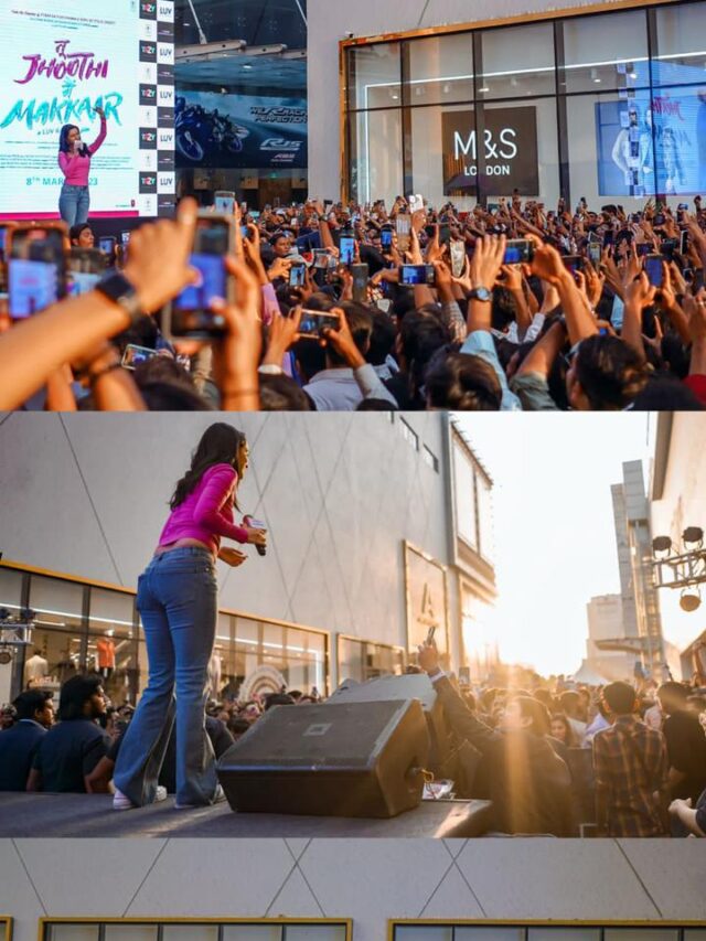 Shraddha Kapoor fans go gaga over her visit to a mall in Ahmedabad during the promotions of 'Tu Jhoothi Main Makkaar'