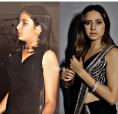 Sargun Mehta recently drew a humorous comparison between her own before-after collage and Ravie Dubey's impressive Farradday transformation.