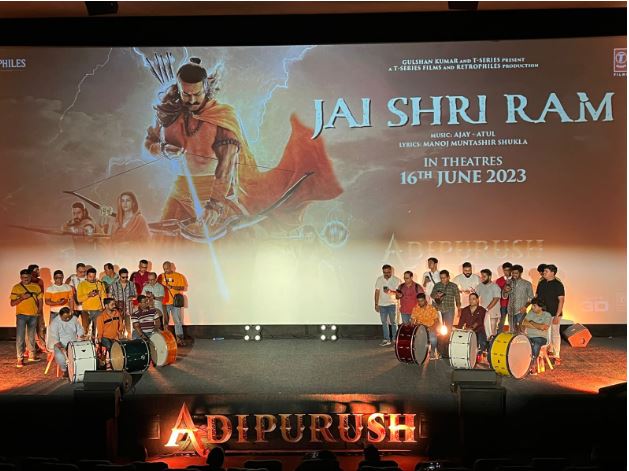 Experience the Divine Aura of Prabhu Shri Ram as Team Adipurush Launches the Full Version of the Track 'Jai Shri Ram'