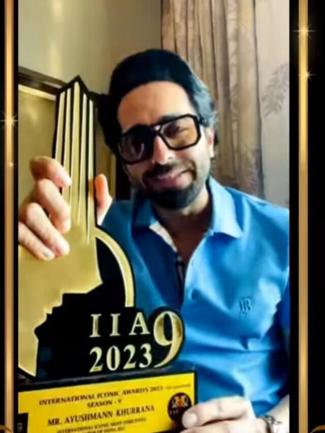 Ayushmann Khurrana wins at International Iconic Awards 2023