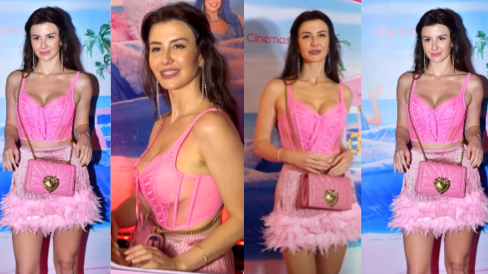 Giorgia Andriani Shines as Barbie at the Exclusive Premiere Night
