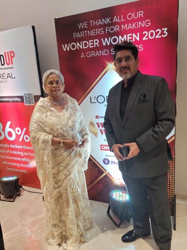 Rajan Shahi congratulates mother and co-producer Deepa Shahi on winning the Super Achiever Producer award