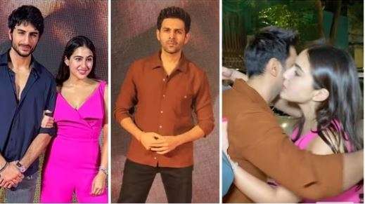 Kartik Aaryan and Sara Ali Khan Reunite at Gadar 2 Success Bash: A Night of Surprising Bonding