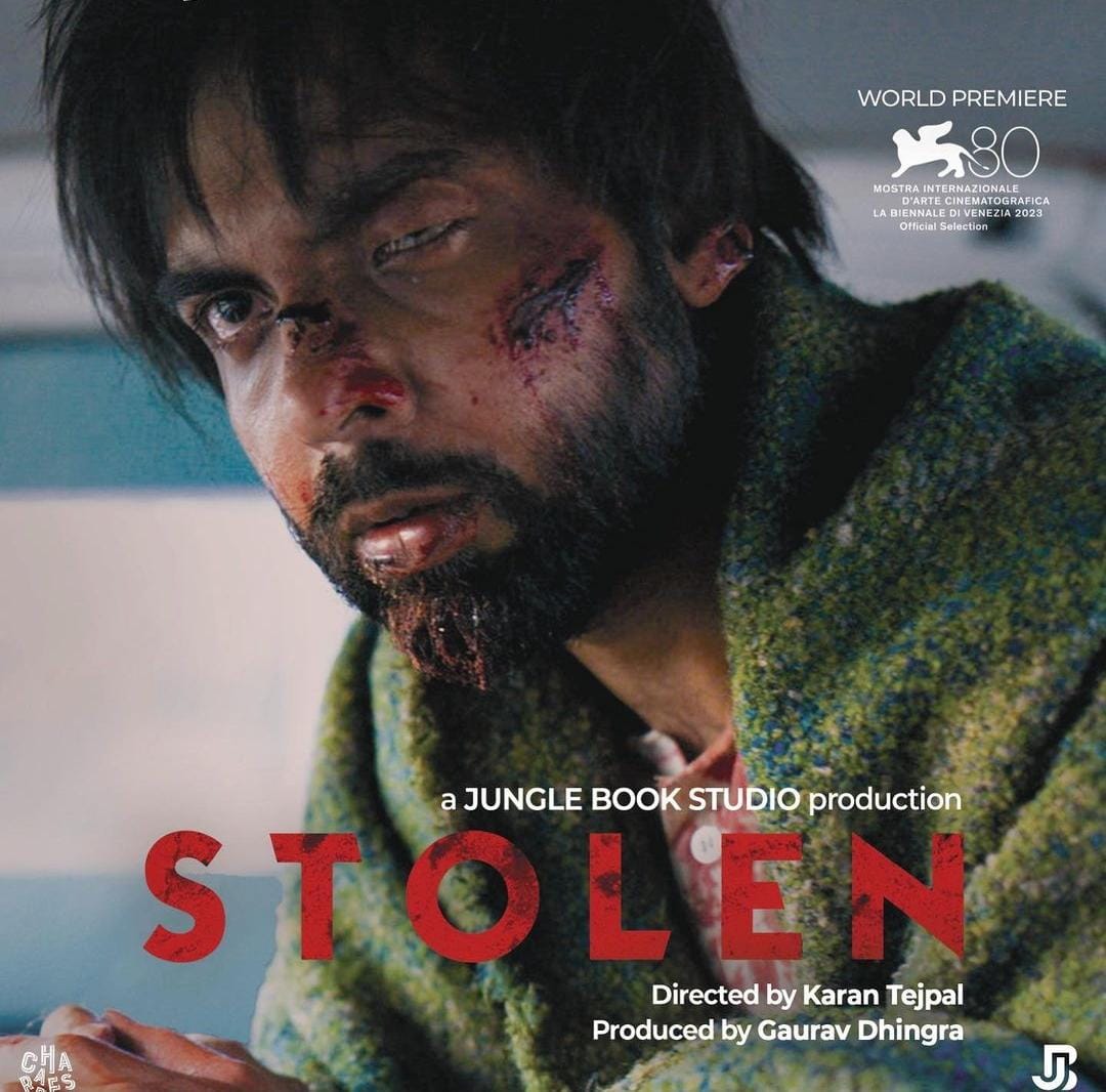 Abhishek Banerjee's Intriguing First Look in 'Stolen' Unveiled at Venice Film Festival