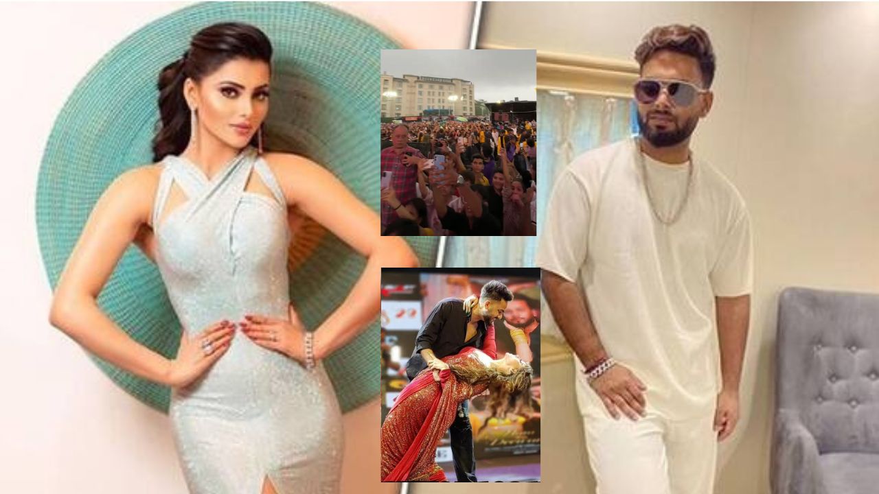 Urvashi Rautela Ignores Crowd As They Greet Her With 'Rishabh Pant' Chants During An Event At College Fest Along With Elvish Yadav