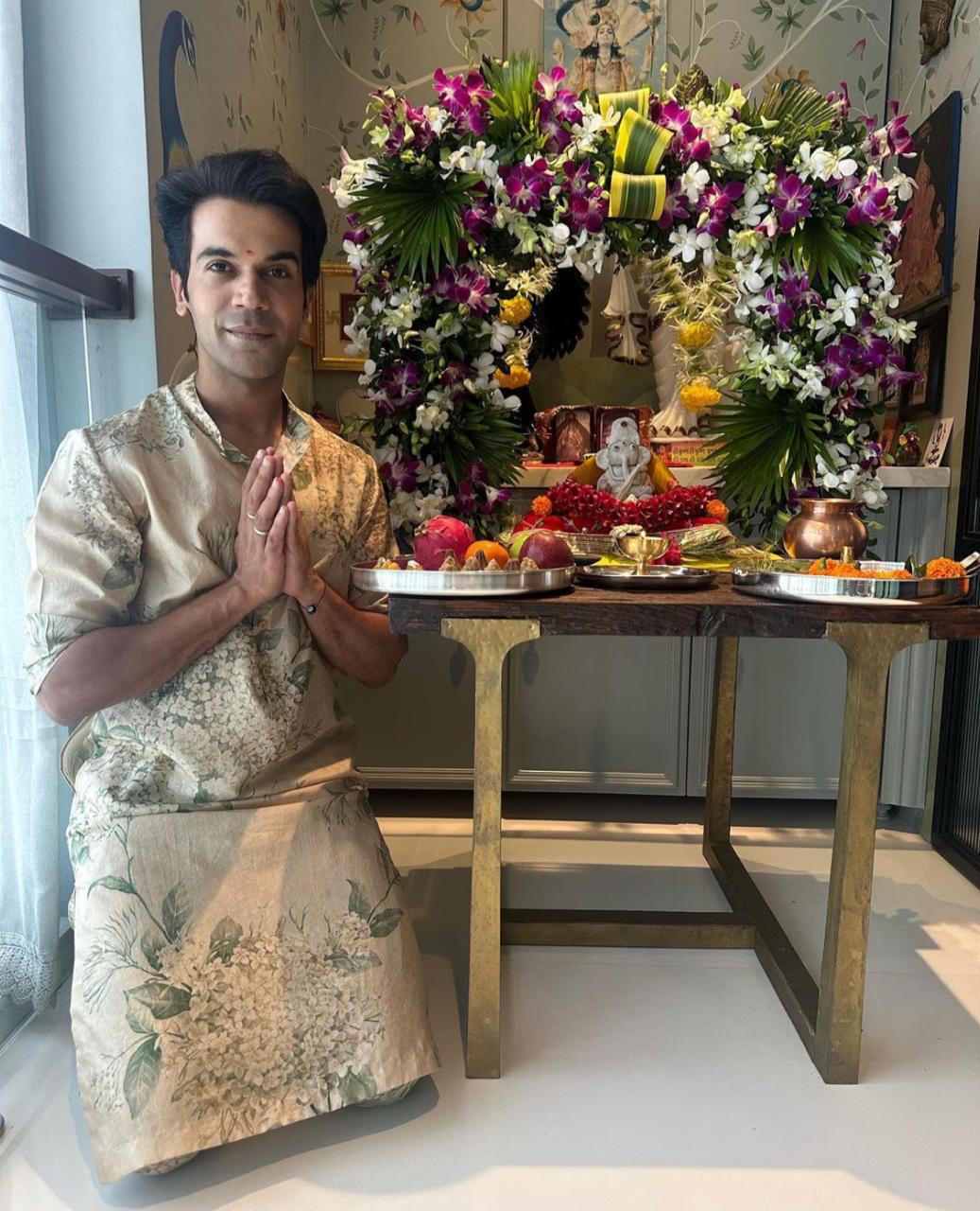Leading the Way: Rajkummar Rao's Eco-Conscious Ganpati Celebration