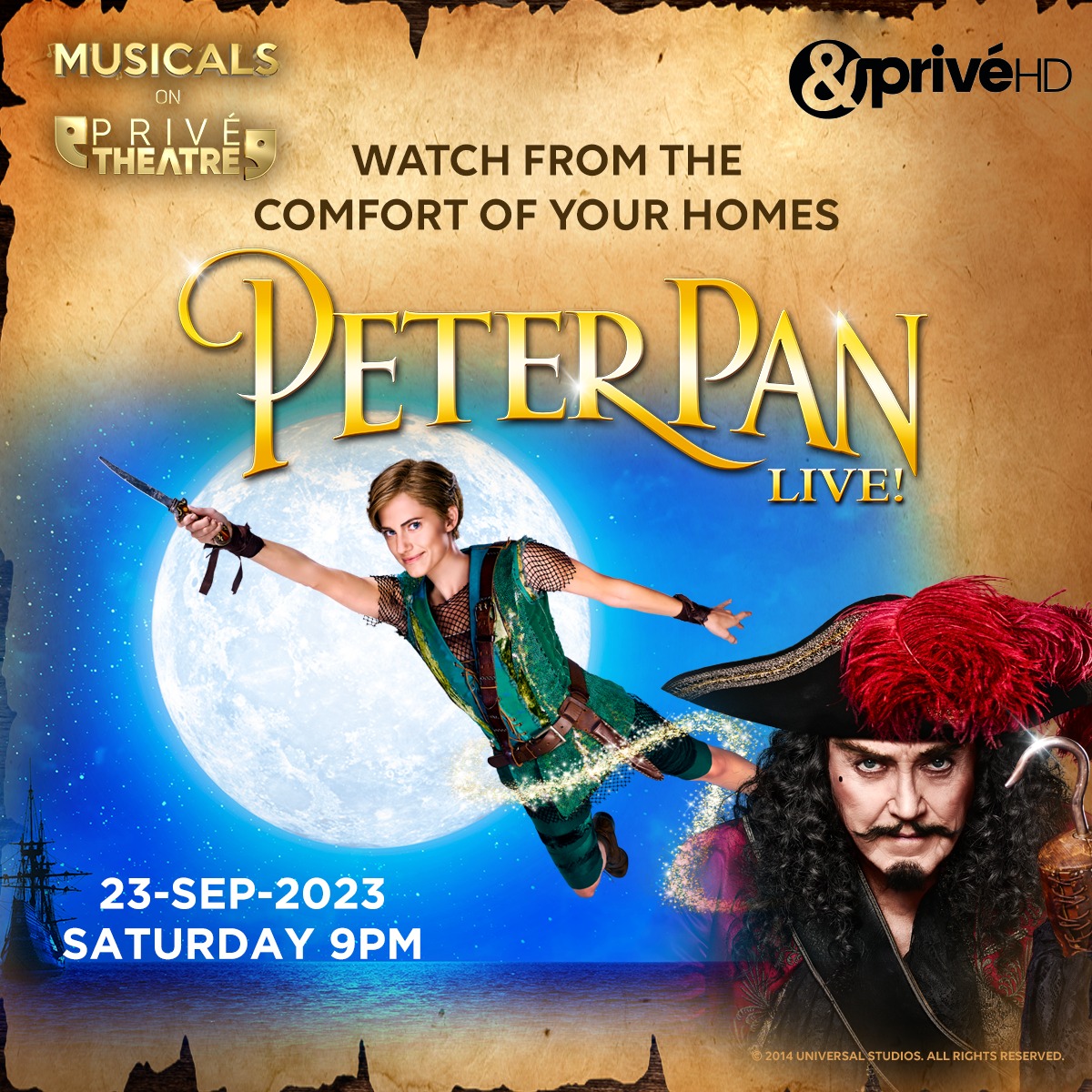&PriveHD Presents Enchanting 'Peter Pan Musical' for a Whimsical Journey to Neverland