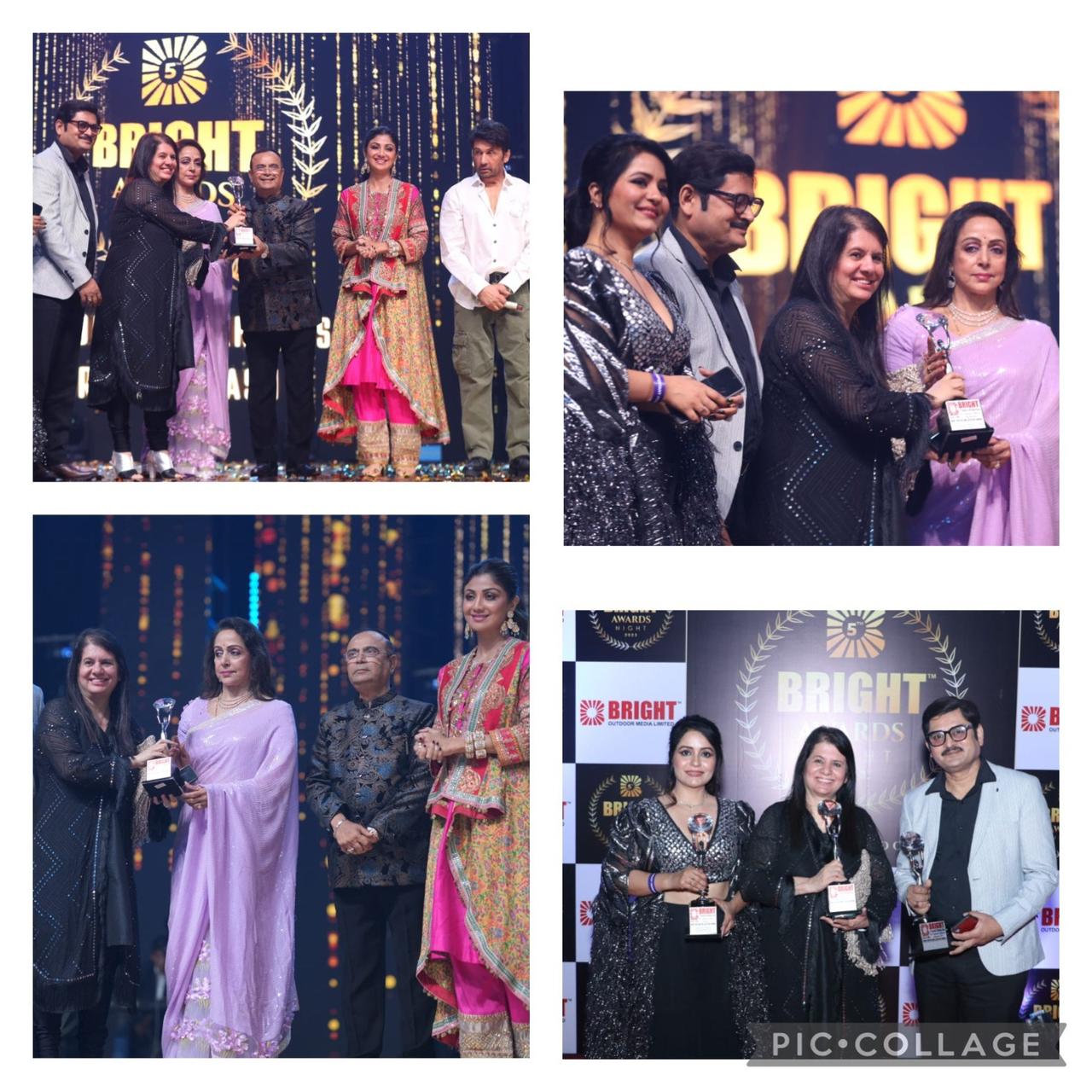 "Bhabiji Ghar Par Hai Shines Bright: Sweeping Awards at the 5th Bright Awards"