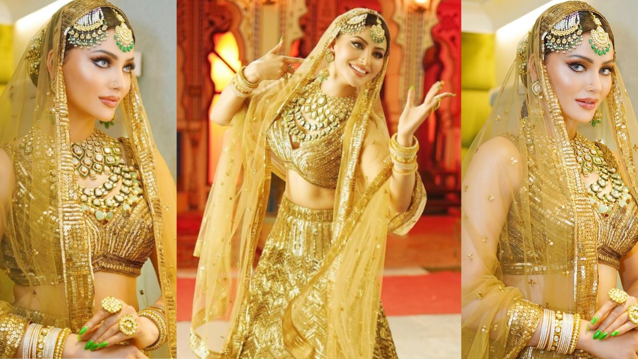 Urvashi Rautela's Dazzling Bridal Look: Real Diamond Jewelry Worth 3.5 Crores!