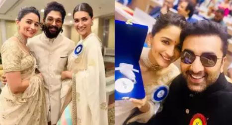 "Ranbir Kapoor: Chivalry and Charisma at the 69th National Film Awards"-Proud Husband Moment