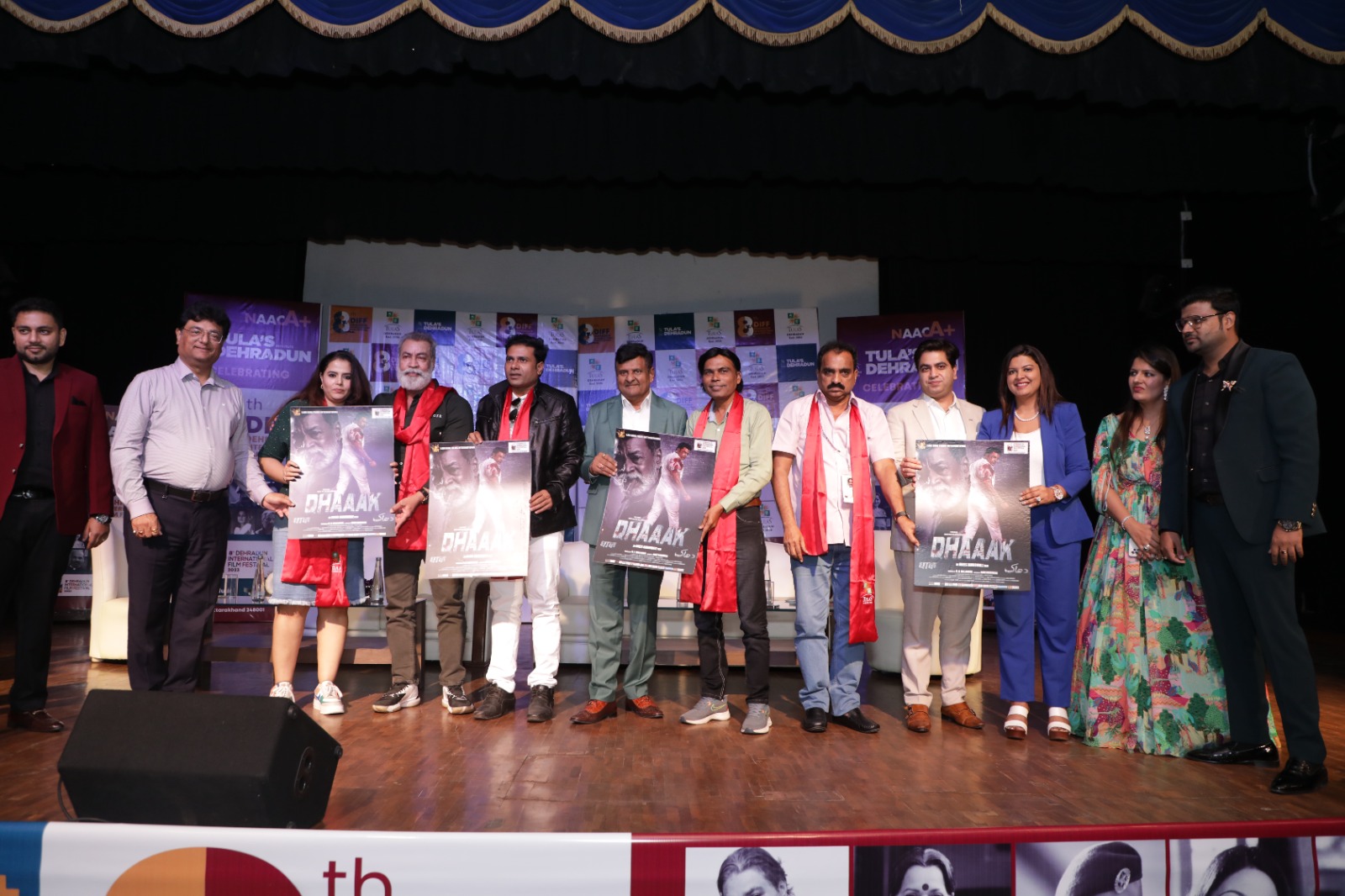Bollywood's upcoming action packed film 'Dhaaak' launches the poster at 8th Dehradun International Film Festival