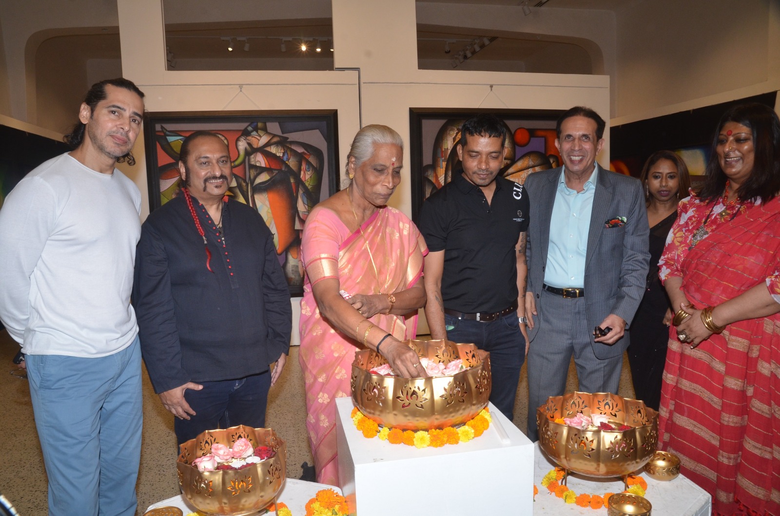 Exploring the Intricacies of Jagannath Paul's 'Kshitij' Art Exhibition: A Symphony of Geometry and Expression