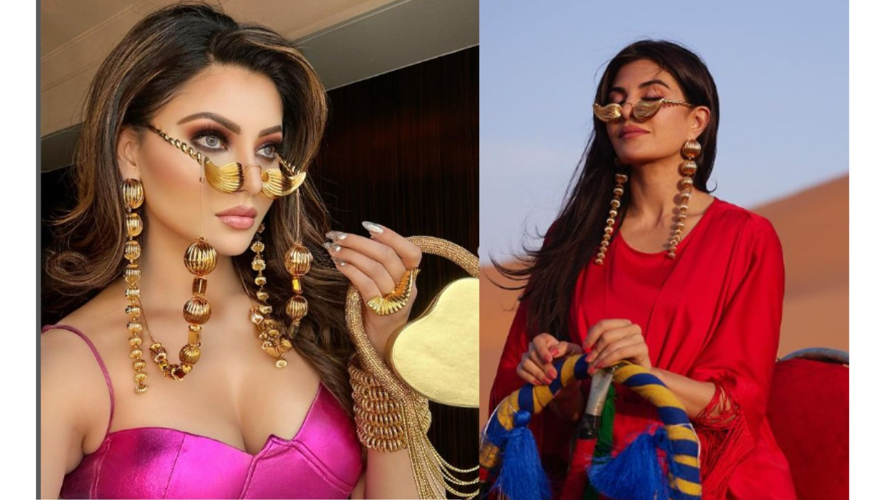 "Urvashi Rautela's Style Influence: Jacqueline Fernandez Embraces the Trend with Amana Jewells"